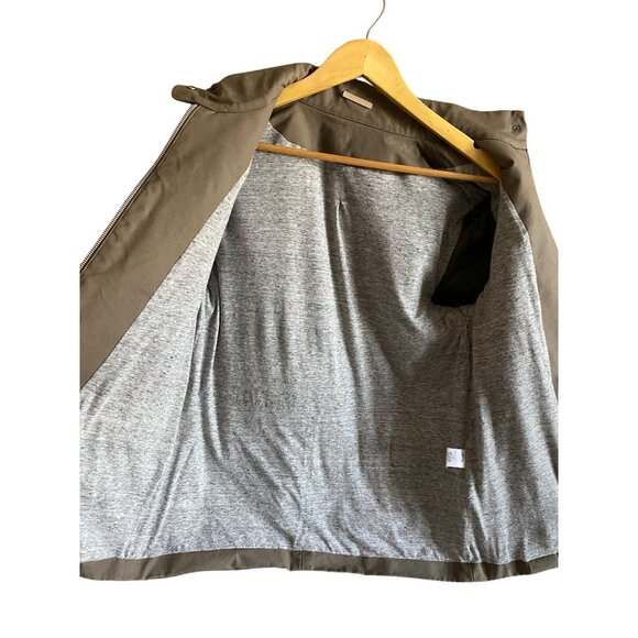 Loeffler Randall Faux Fur Utility Jacket Brown Taupe Women’s Size 8 - Picture 5 of 13